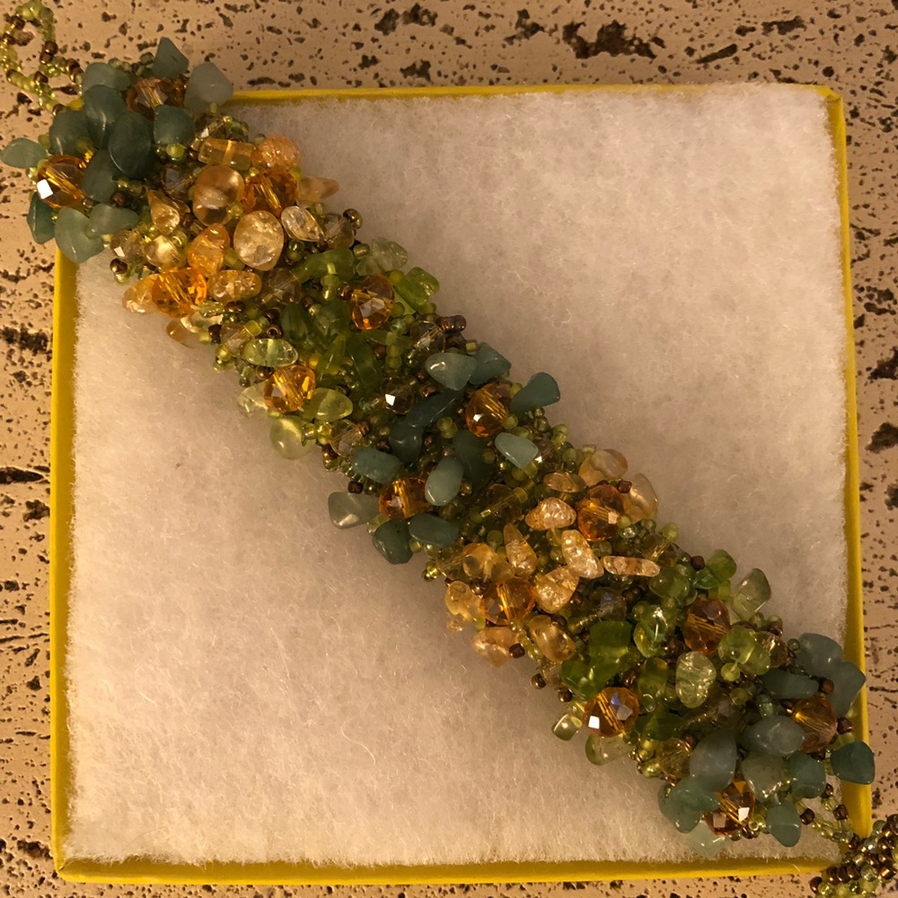 Chunky classy beaded bracelet
